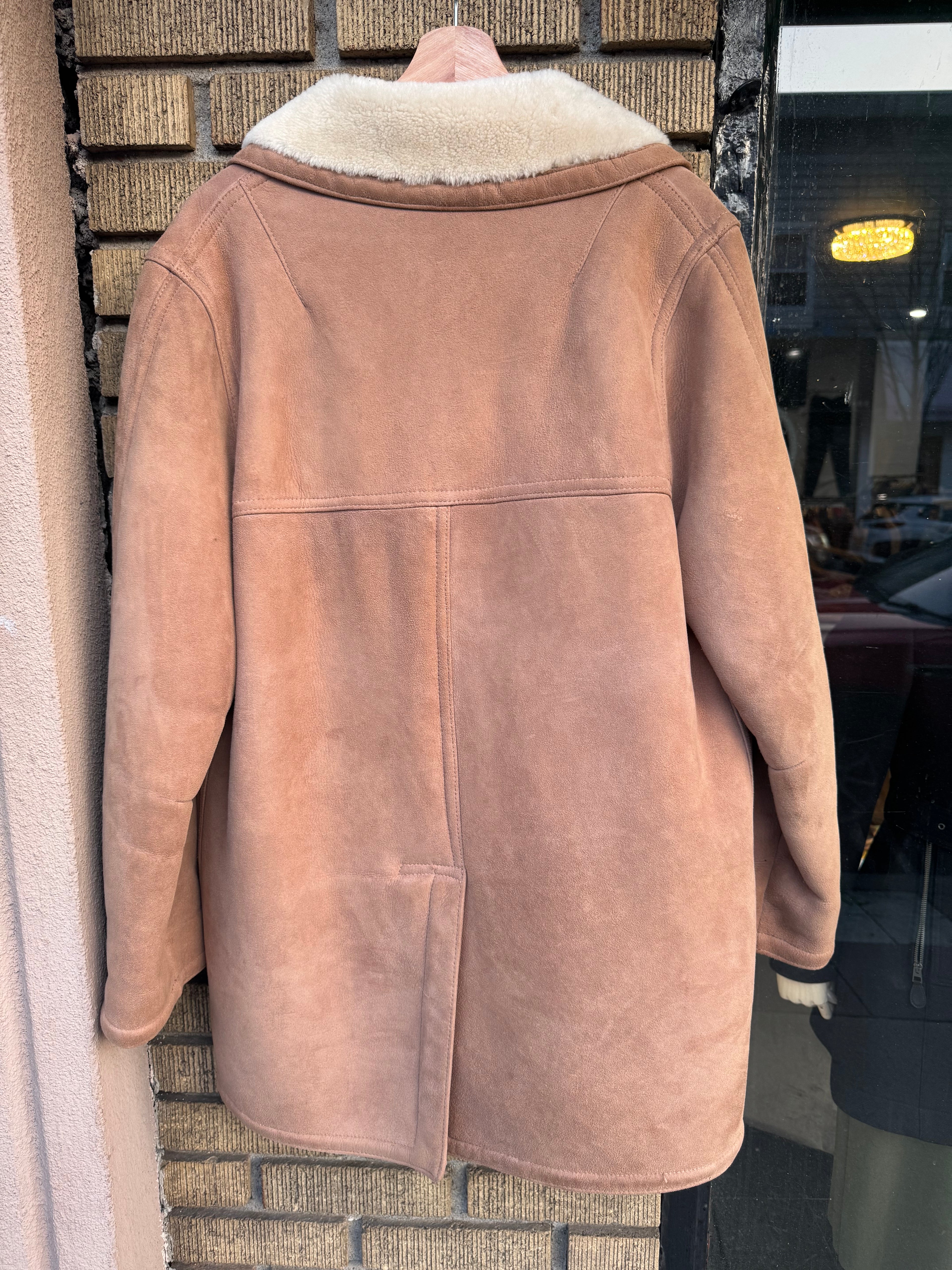 MENS VINTAGE SAKS FIFTH AVE SHEARLING SIZE 42 LARGE