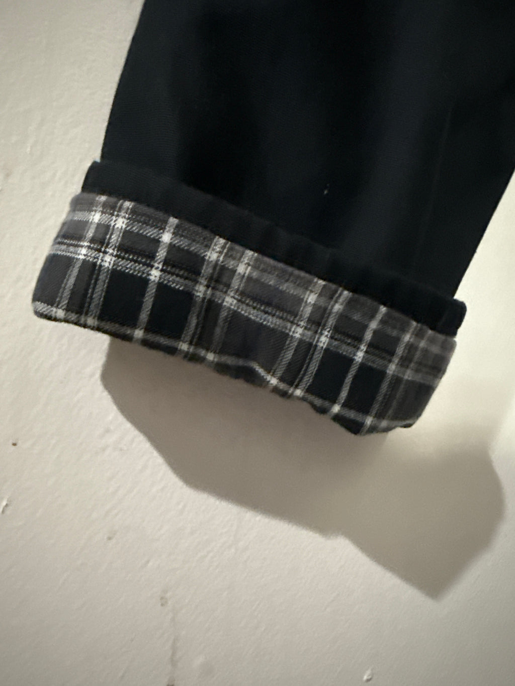 Carhartt plaid cuff trousers