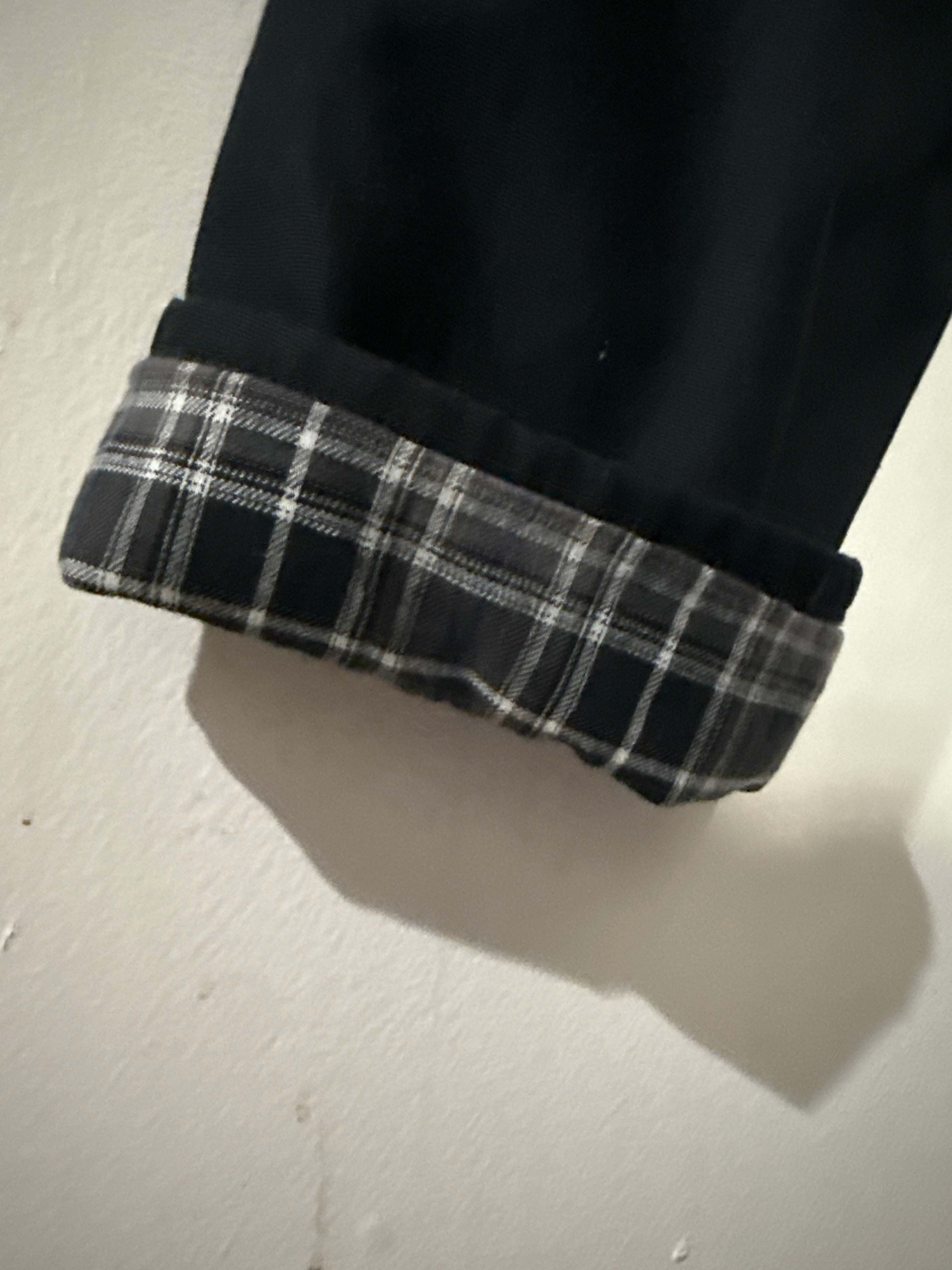 Carhartt plaid cuff trousers
