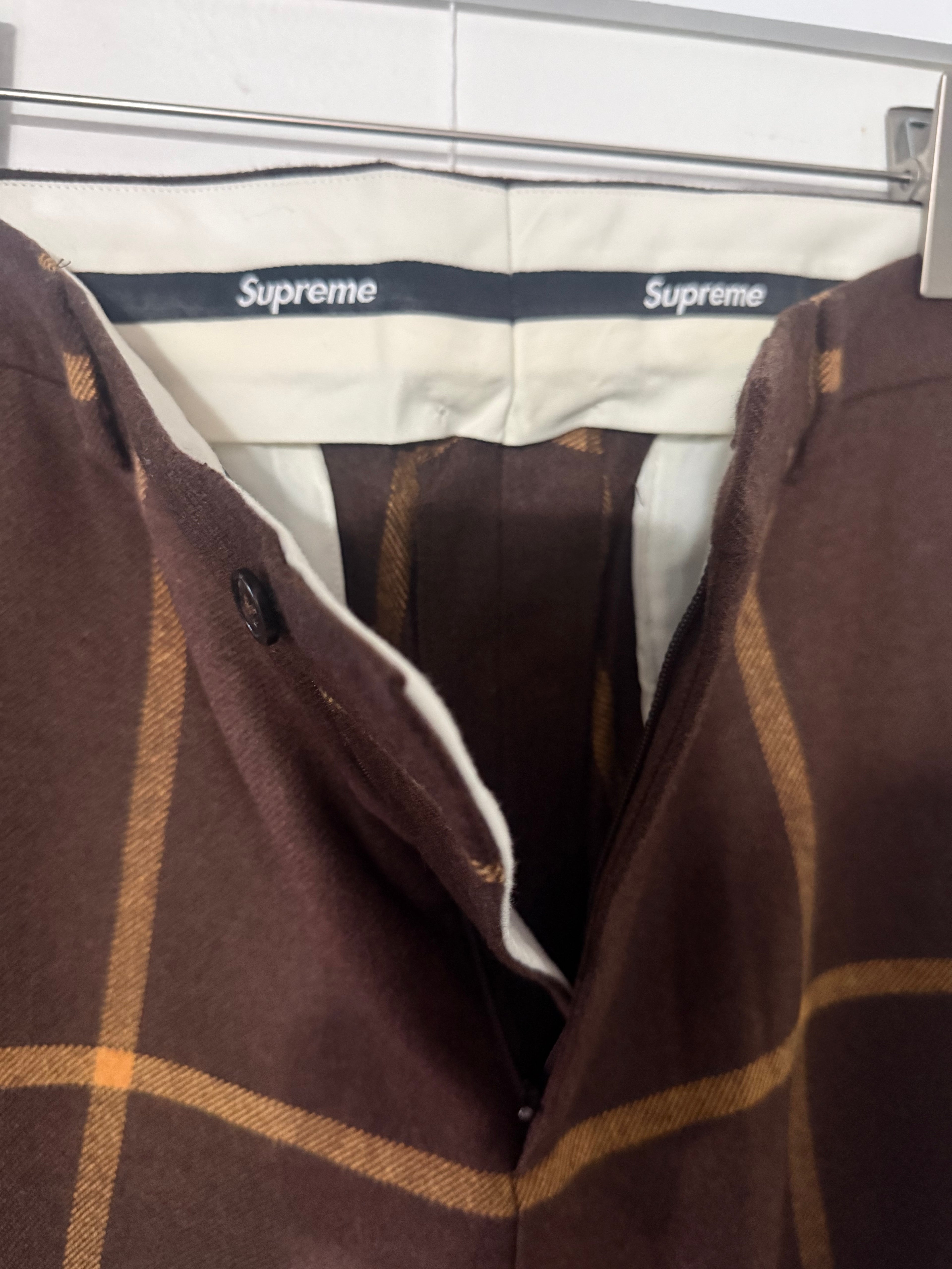 Supreme wool trousers