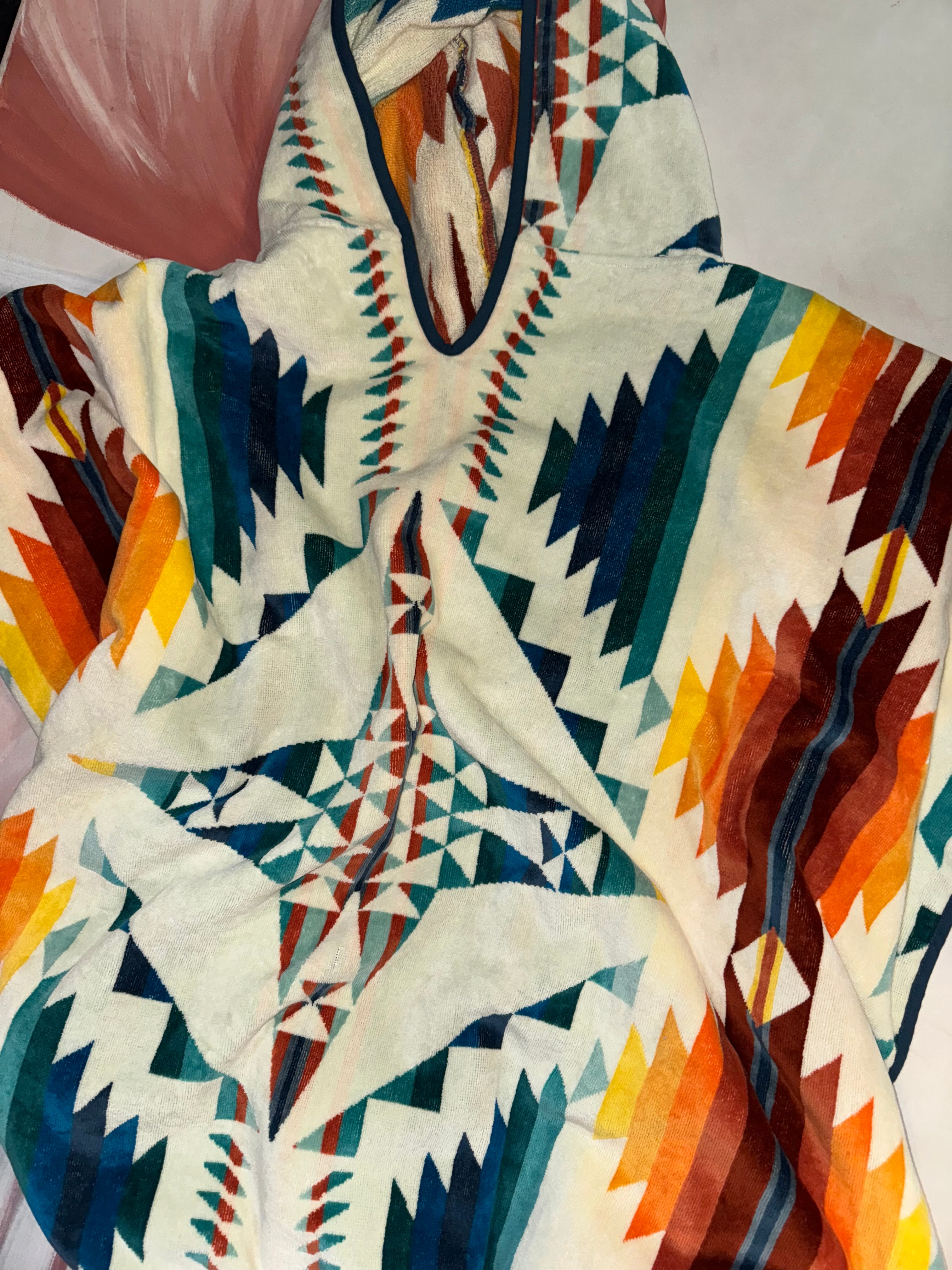 Pendleton Falcon Cove Sunset Poncho Oversized O/S