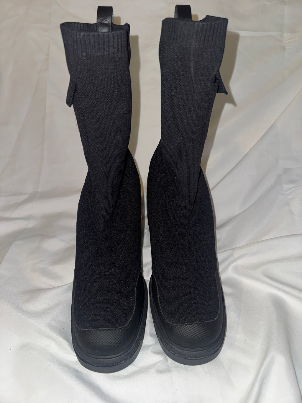 Moncler Splora Knit Pocket Boots Size 40 EU (Runs Small Fits 39)