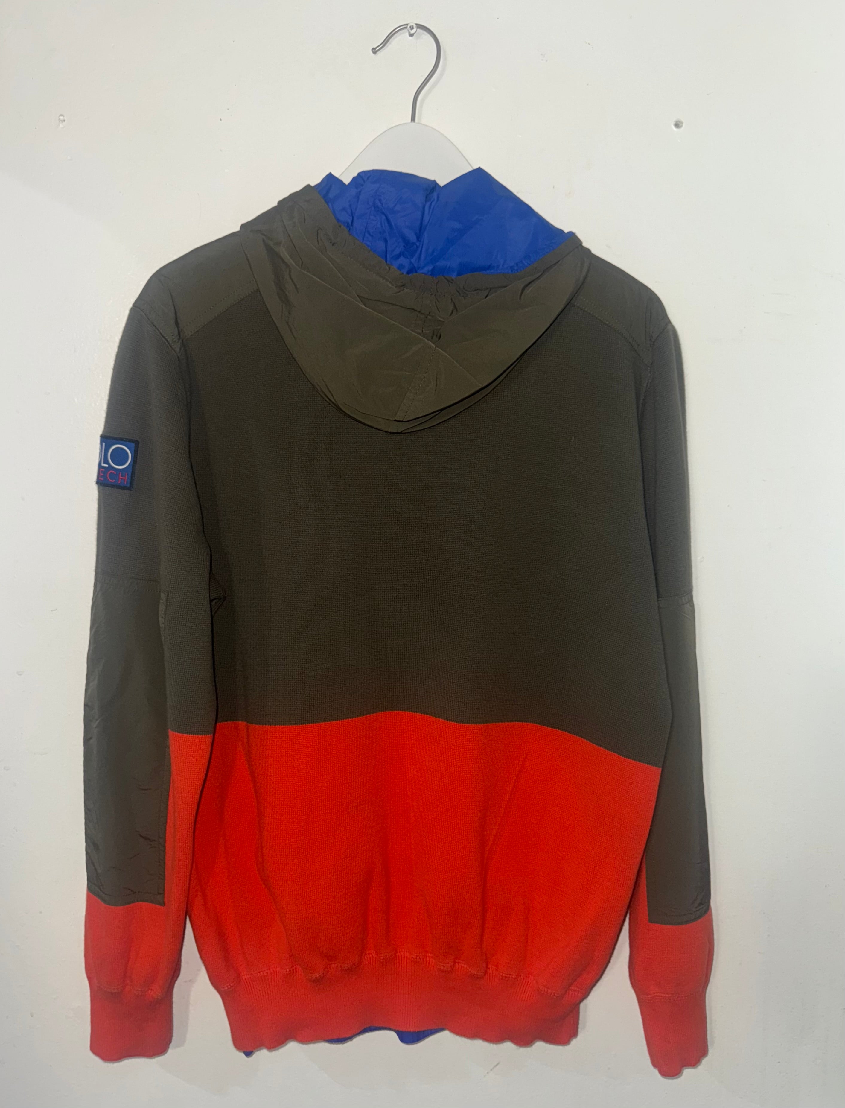 POLO HI TECH HOODED SWEATSHIRT SIZE SMALL