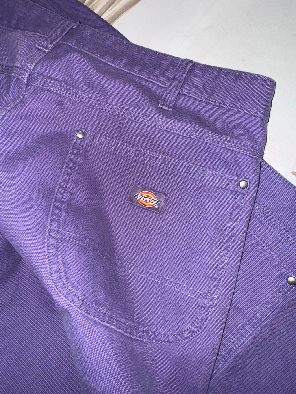 DICKIES PURPLE DOUBLE KNEE PANTS SIZE 36W