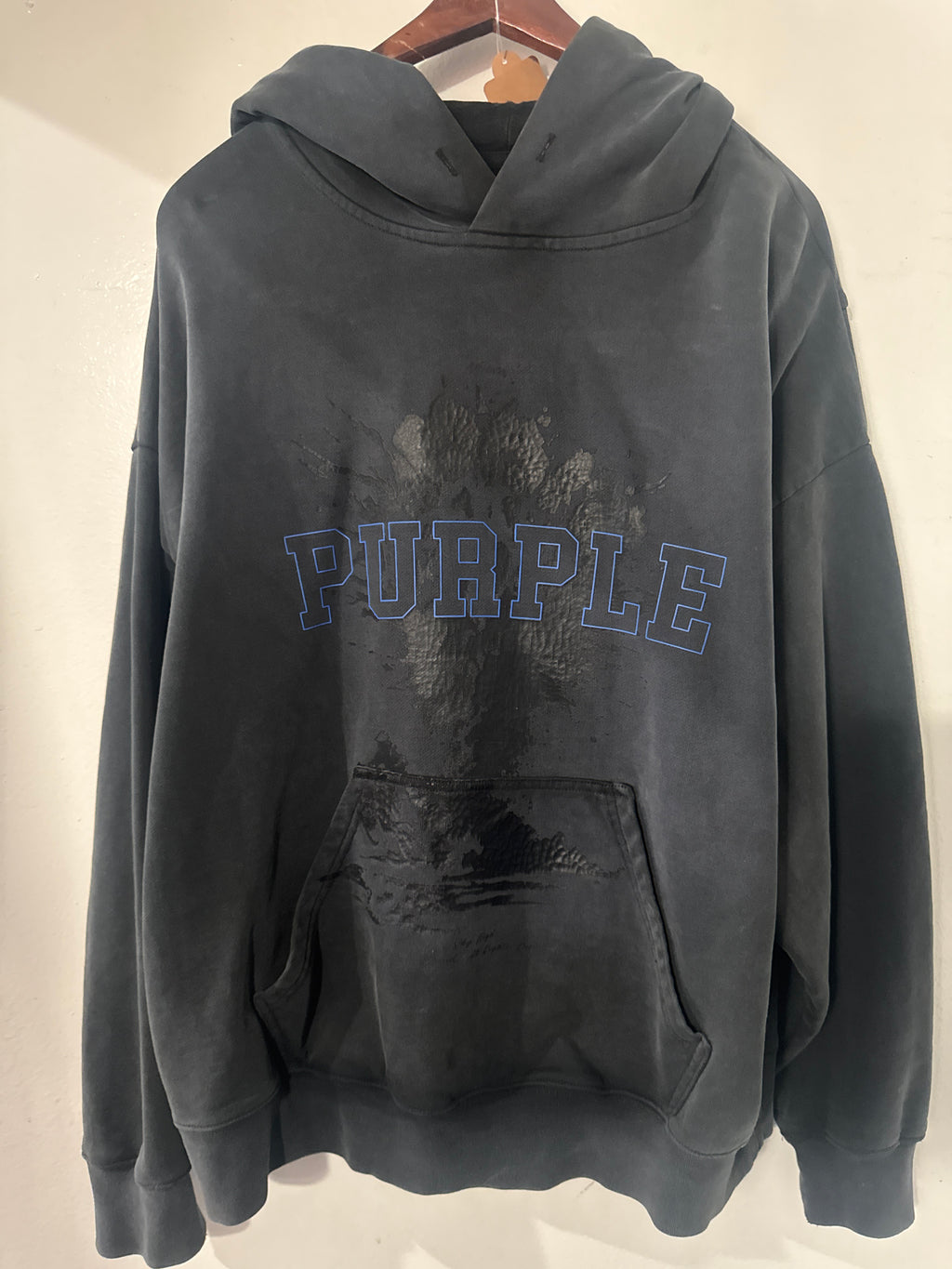 Purple Denim Hoodie
