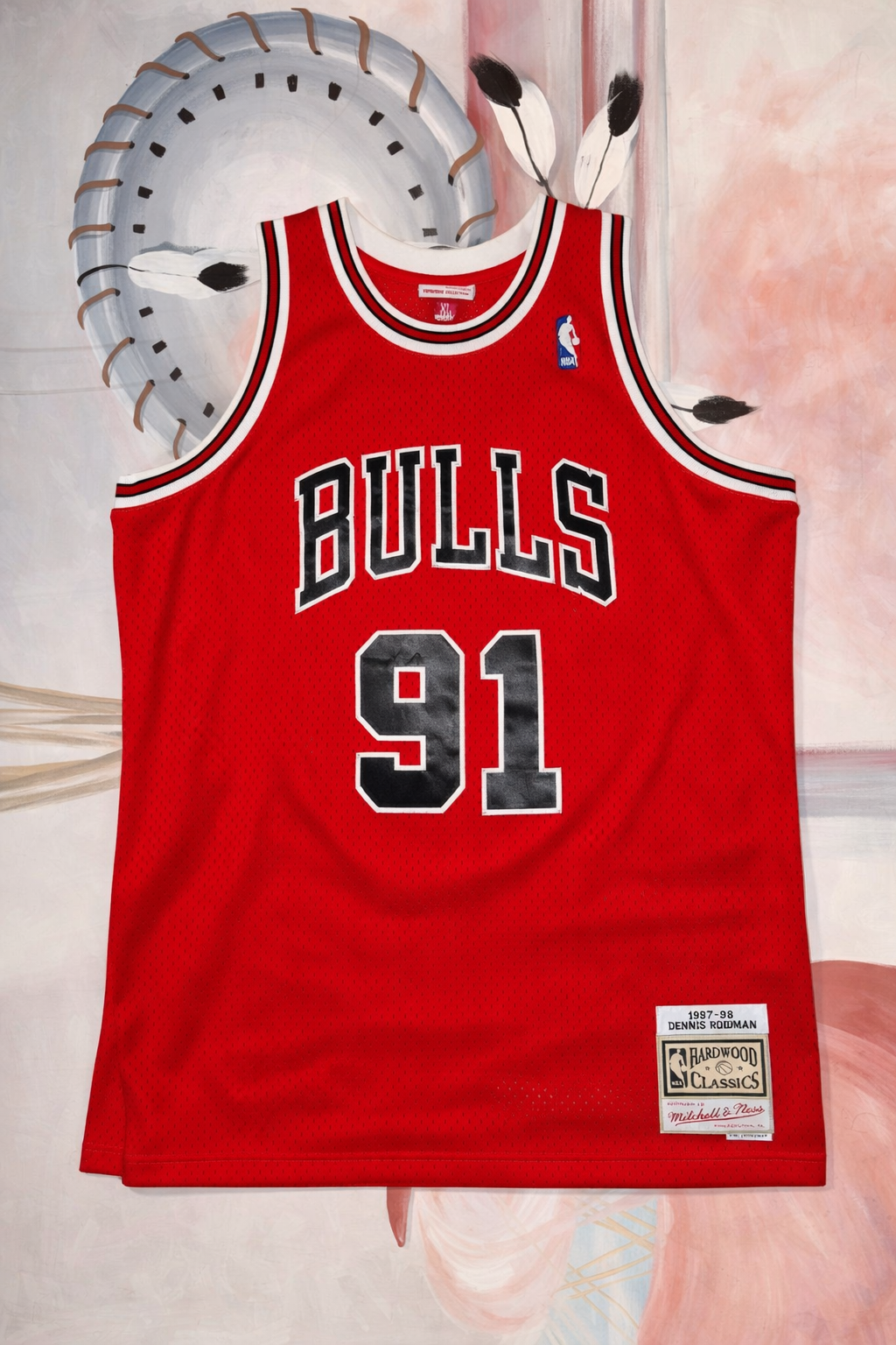SIZE XL DENNIS RODMAN CHICAGO BULLS JERSEY