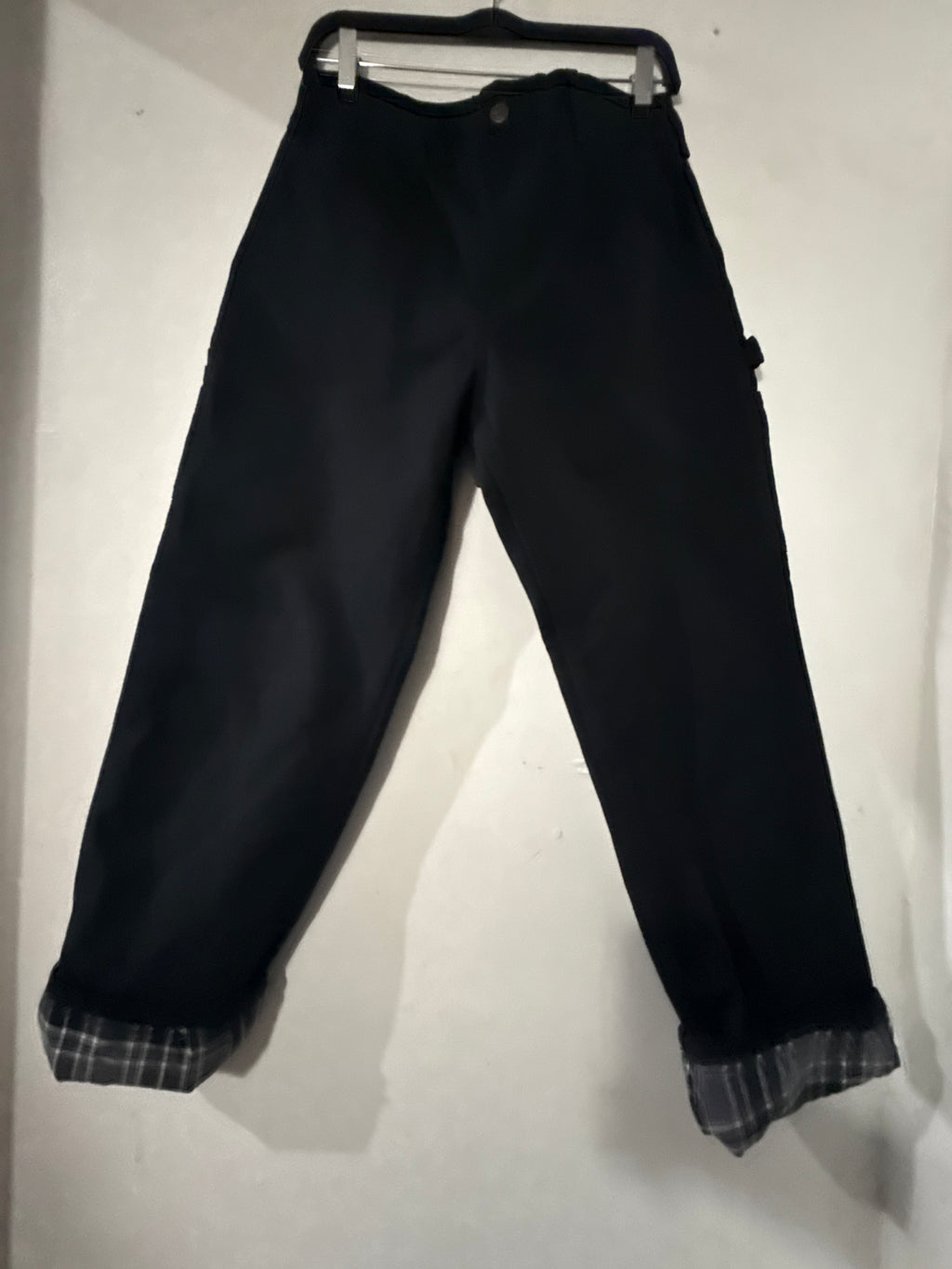 Carhartt plaid cuff trousers