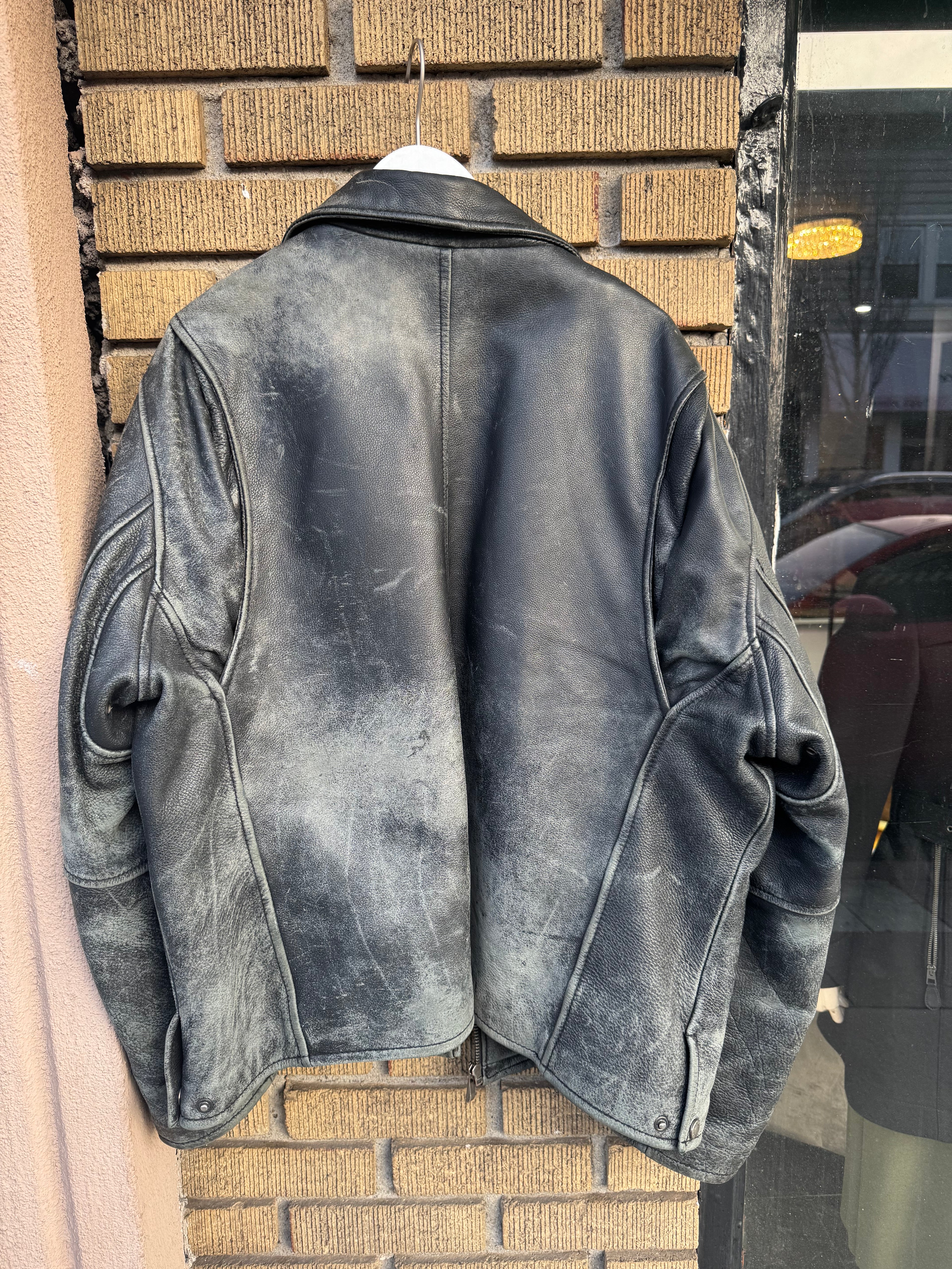 SIZE XL VINTAGE WILSONS LEATHER DISTRESSED PATINA