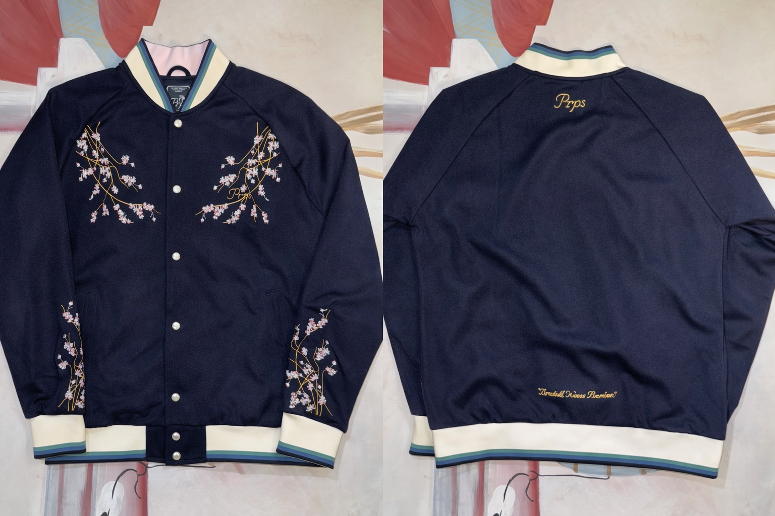 BRAND NEW PRPS MENS FLORAL EMBROIDEDERED SIZE XL