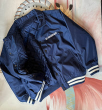 Load image into Gallery viewer, NO PERCENTAGES NYLON VARSITY JACKET
