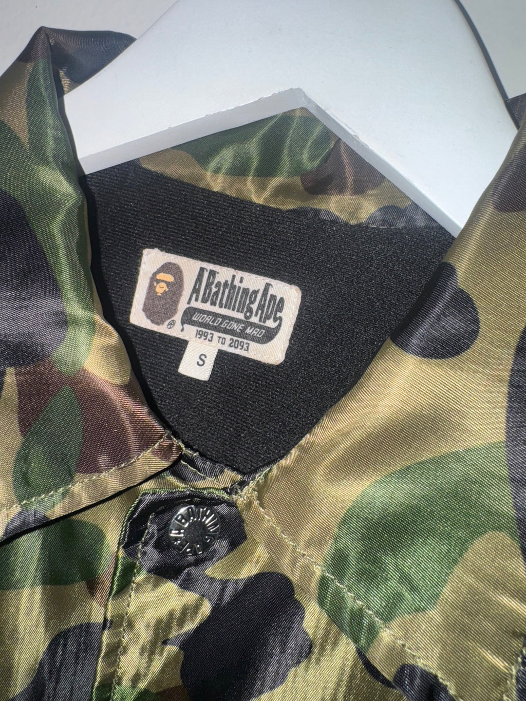 A Bathing Ape Camo Jacket Size Small
