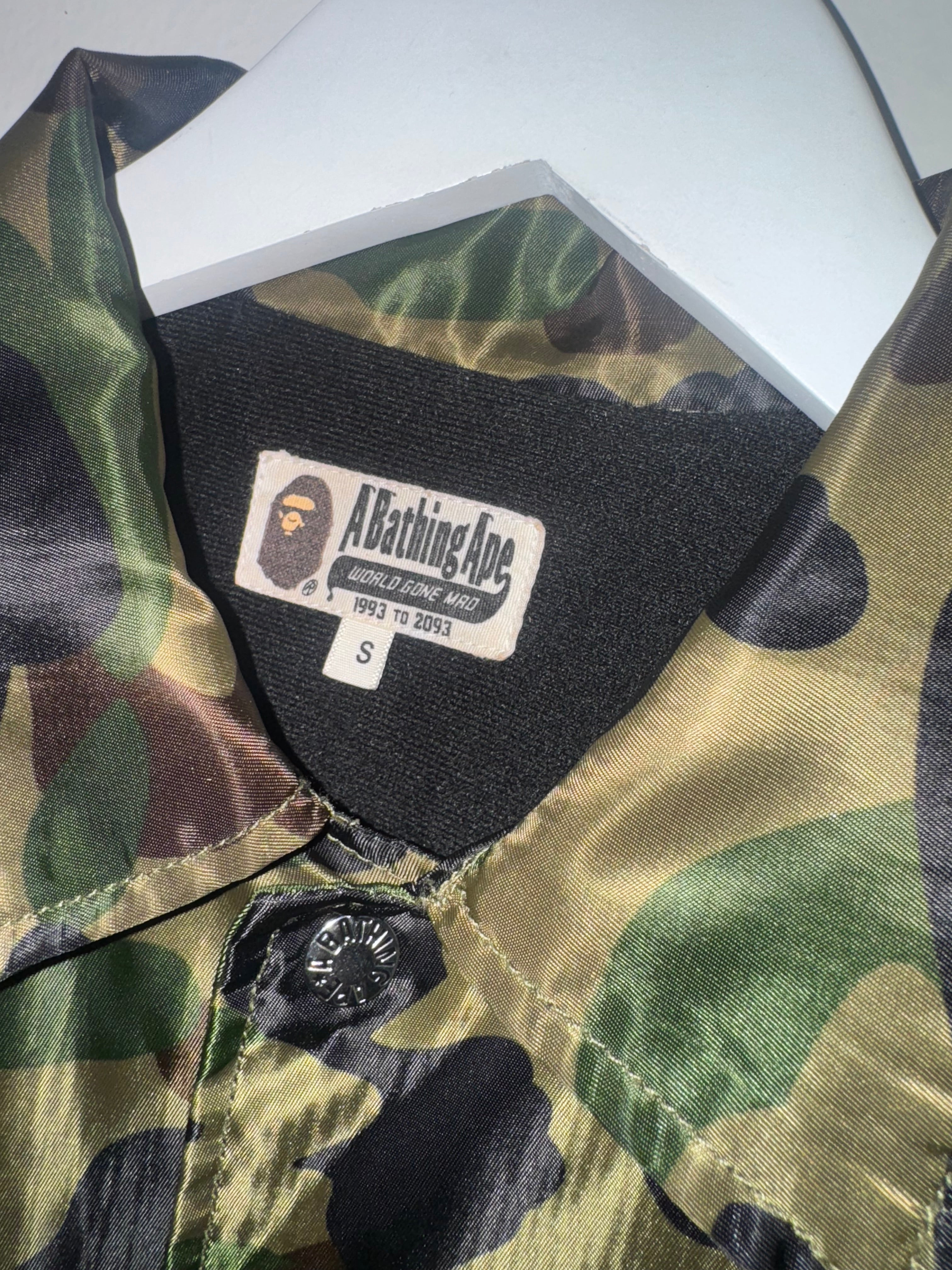 A Bathing Ape Camo Jacket Size Small