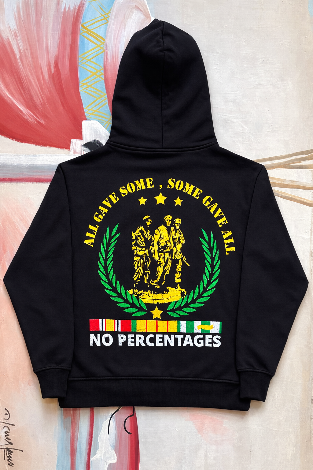 NO PERCENTAGES VETERAN HOODY