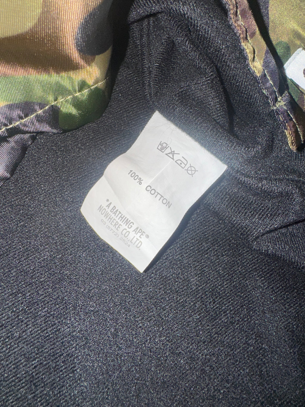 A Bathing Ape Camo Jacket Size Small