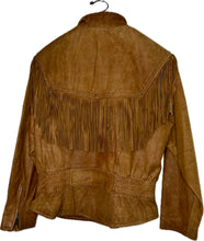 Load image into Gallery viewer, Women’s Vintage Wilsons Leather Fringes Brown Large Womens
