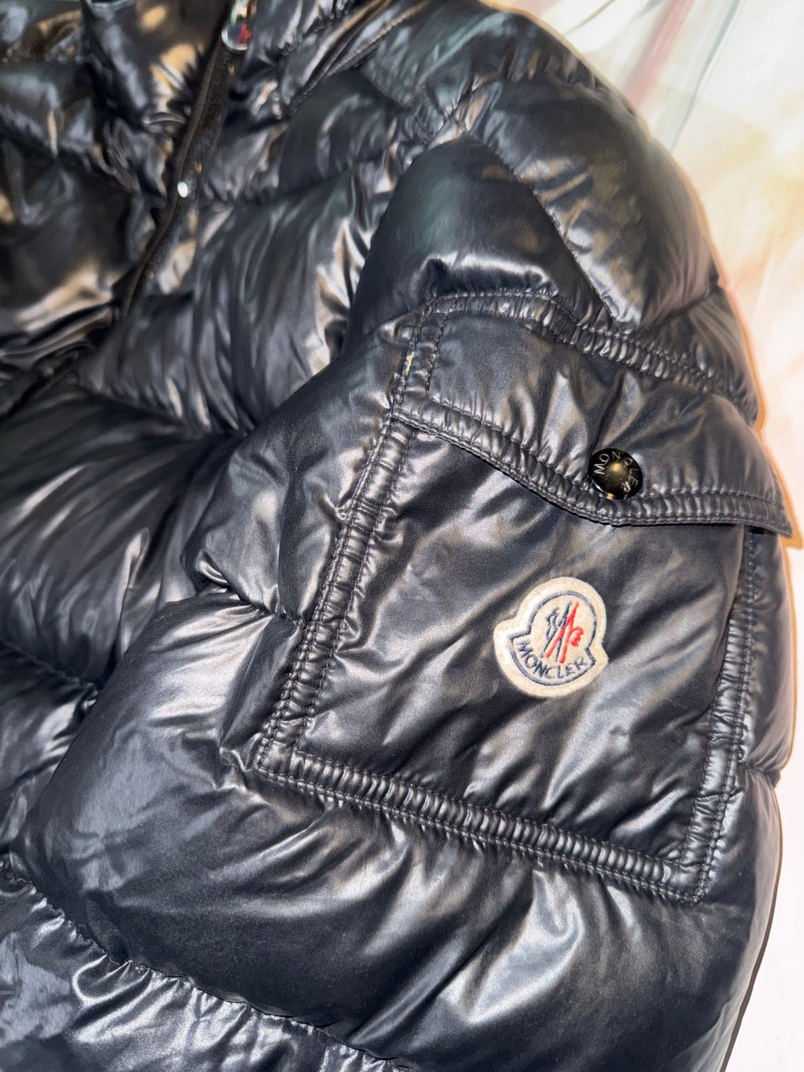 Moncler Maya black puffer jacket photo 5