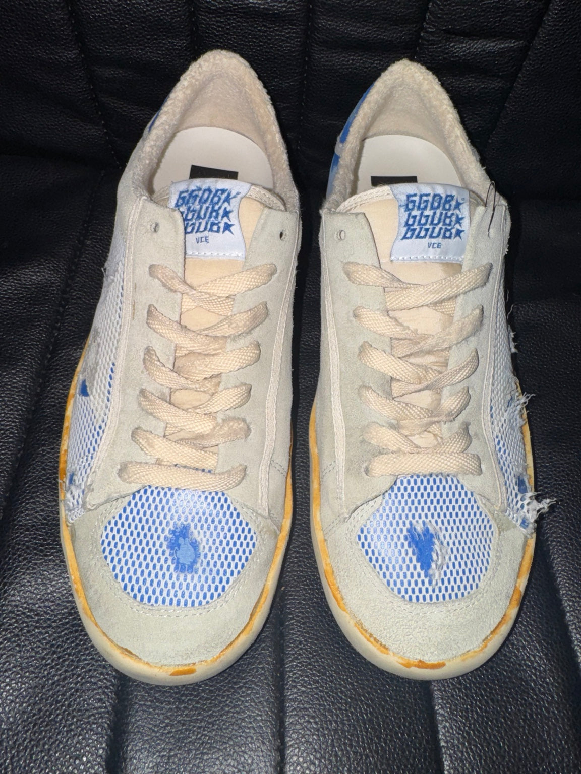 Golden Goose Deluxe Brand Star Dan Distressed Sneakers Men's Size 8 EU 41