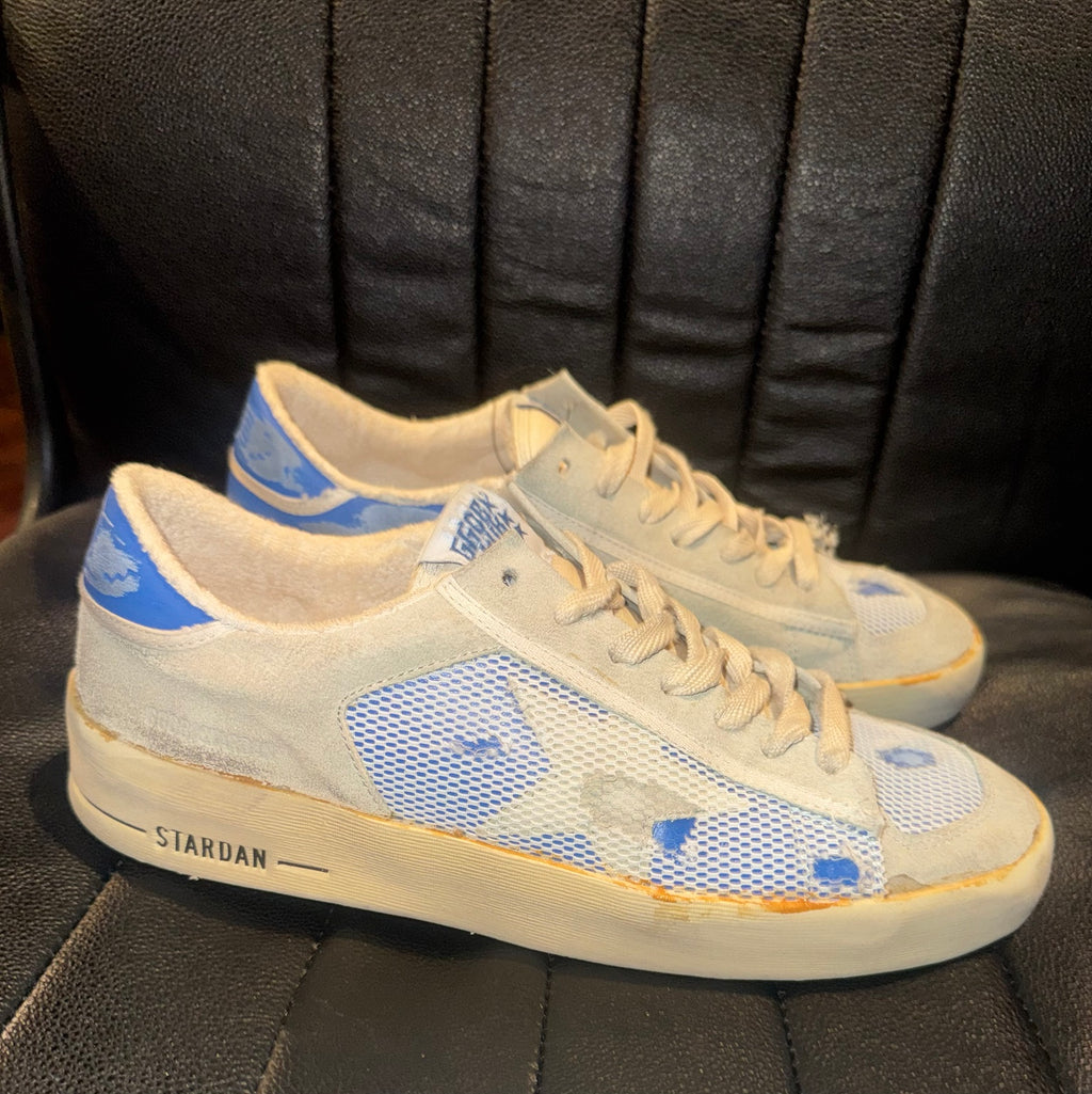 Golden Goose Deluxe Brand Star Dan Distressed Sneakers Men's Size 8 EU 41