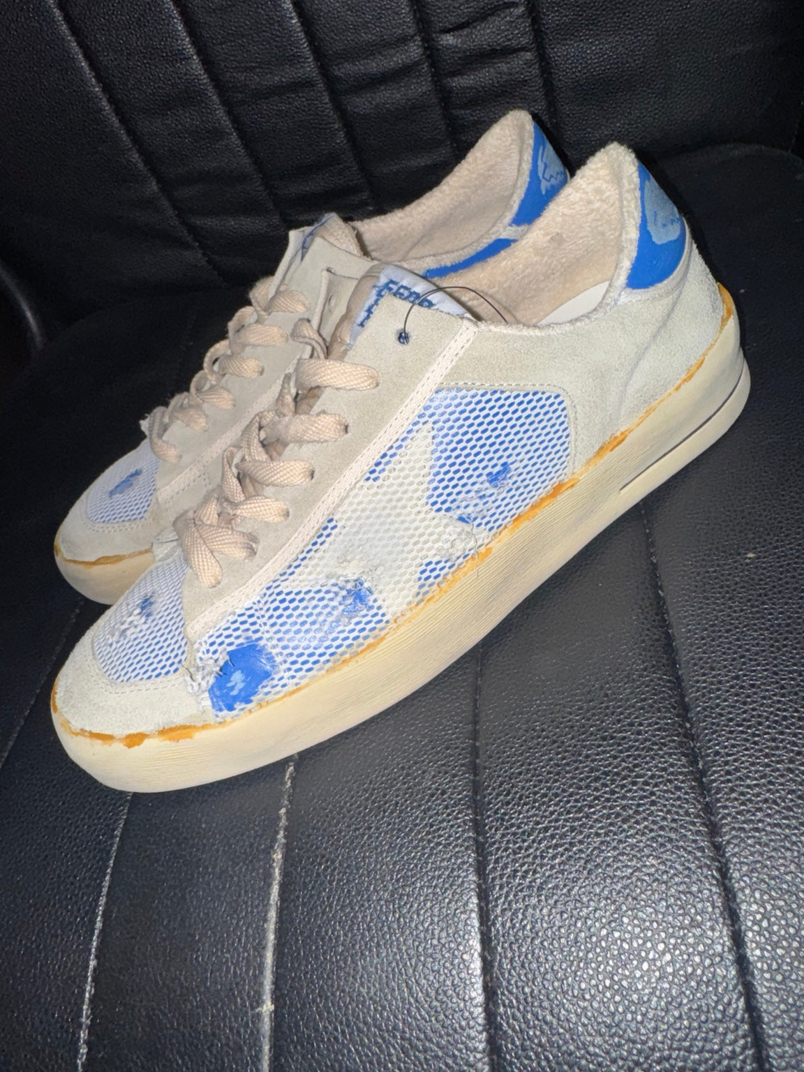 Golden Goose Deluxe Brand Star Dan Distressed Sneakers Men's Size 8 EU 41