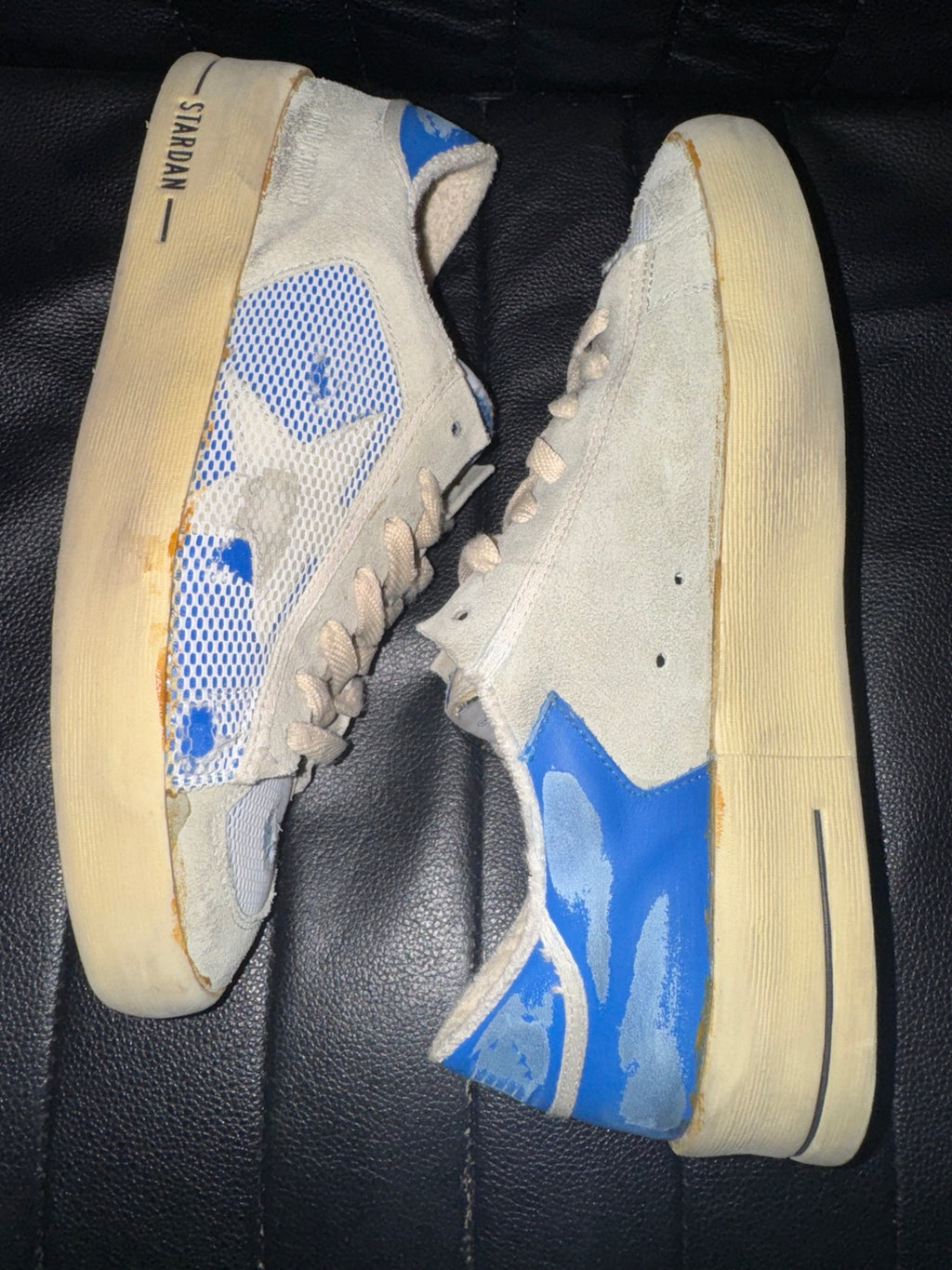 Golden Goose Deluxe Brand Star Dan Distressed Sneakers Men's Size 8 EU 41