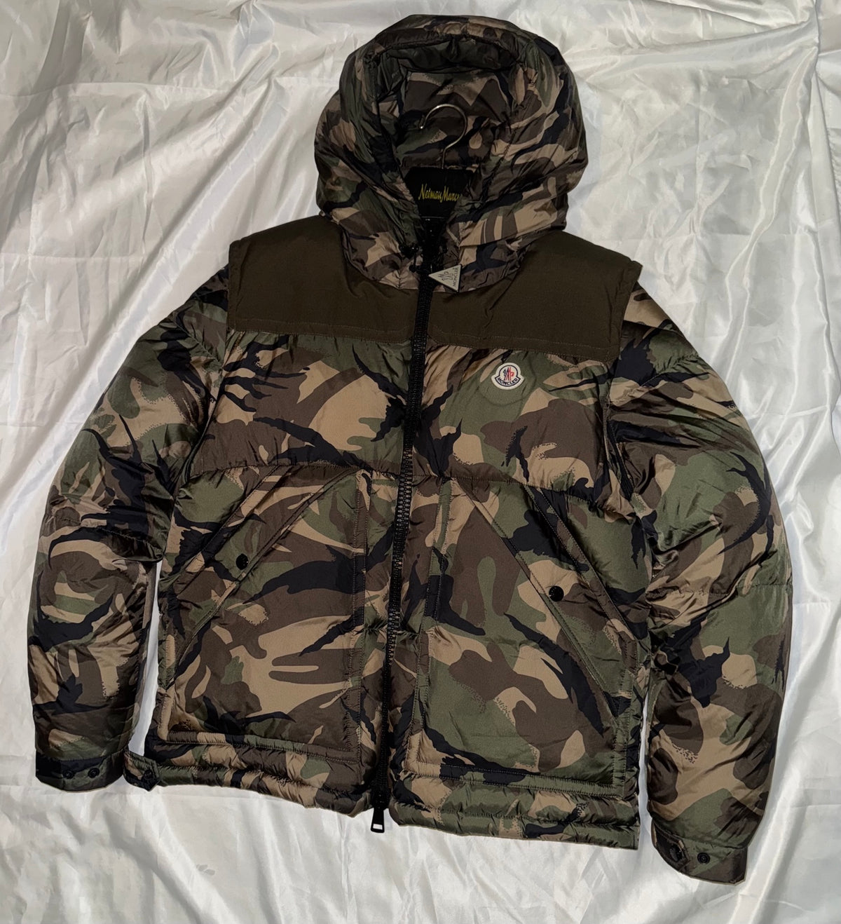 Moncler Meakan 2-in-1 camouflage down puffer jacket size 3