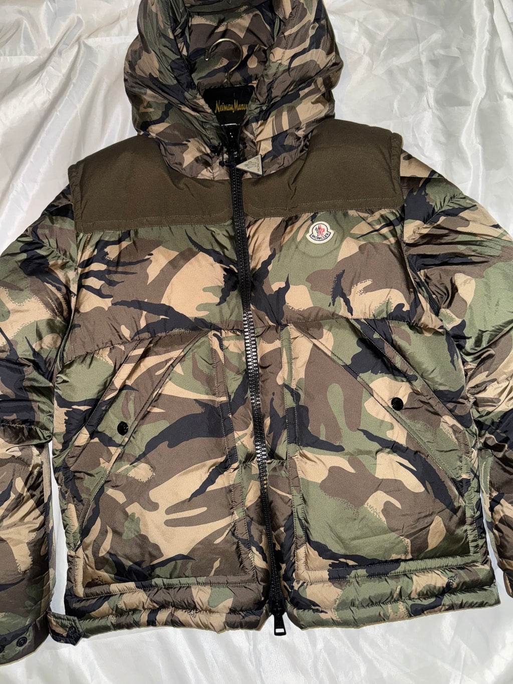 Moncler Meakan 2-in-1 camouflage down puffer jacket size 3
