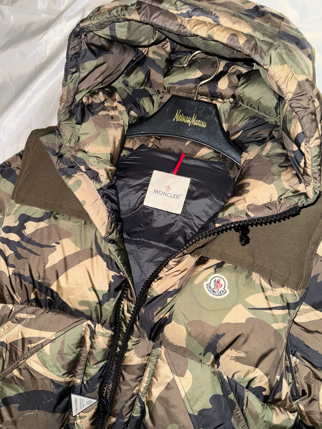 Moncler Meakan 2-in-1 camouflage down puffer jacket size 3