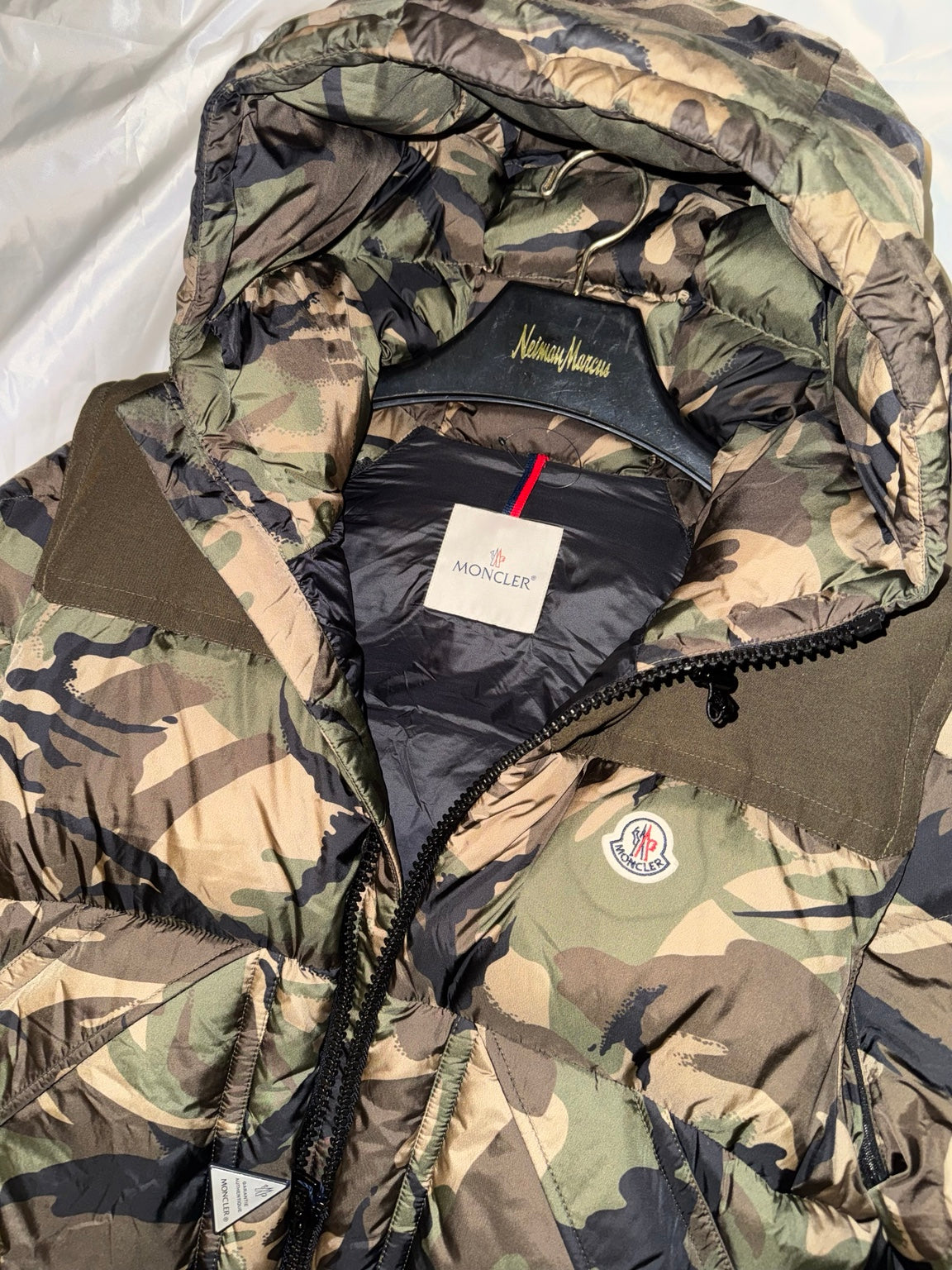 Moncler Meakan 2-in-1 camouflage down puffer jacket size 3