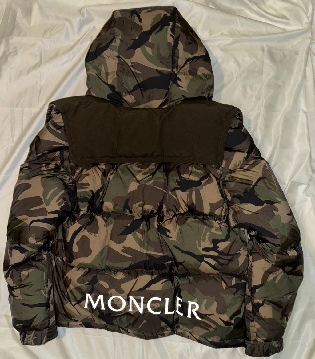 Moncler Meakan 2-in-1 camouflage down puffer jacket size 3