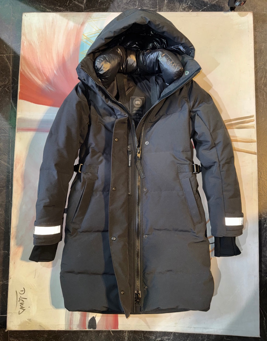 Canada Goose black parka photo 1