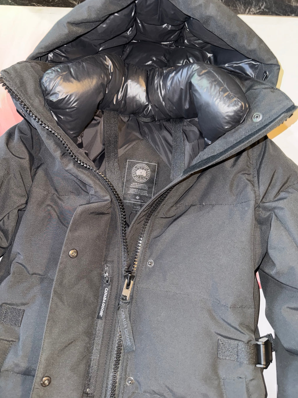 Canada Goose black parka photo 2