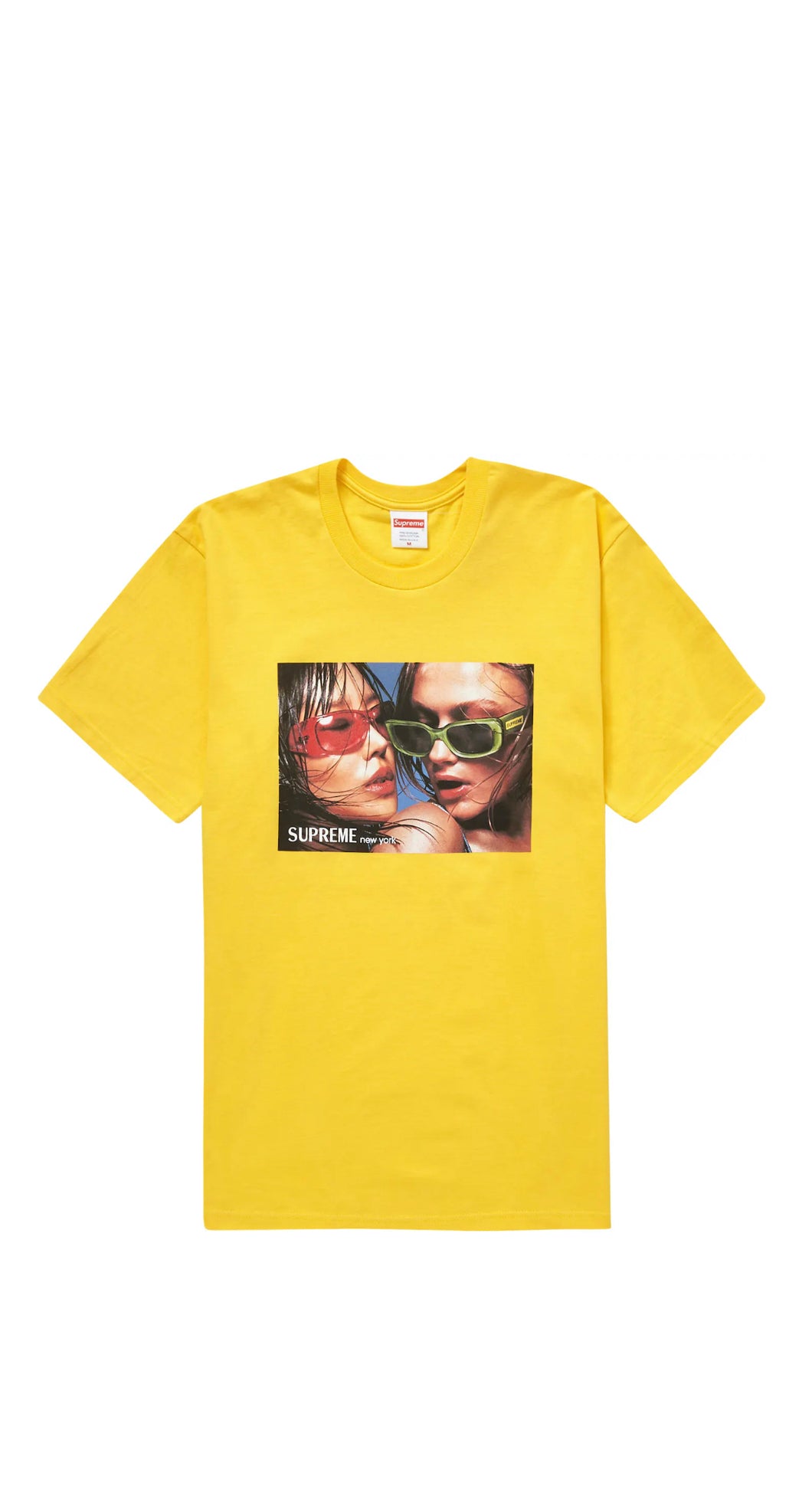 Supreme Yellow Eyewear Tee Size Large