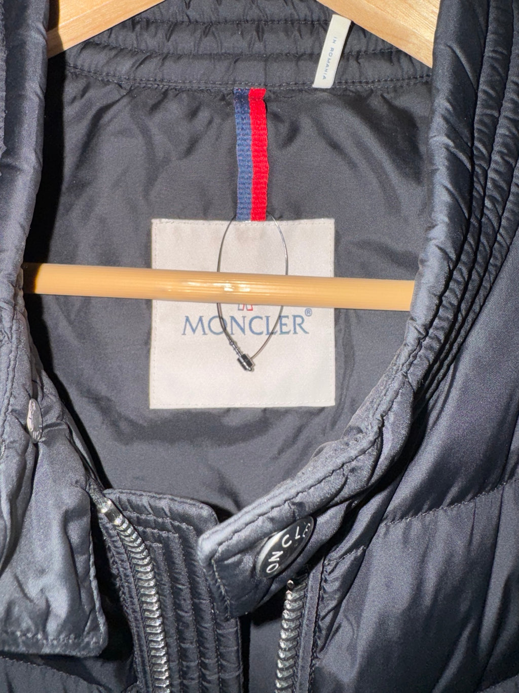 Moncler interior brand label