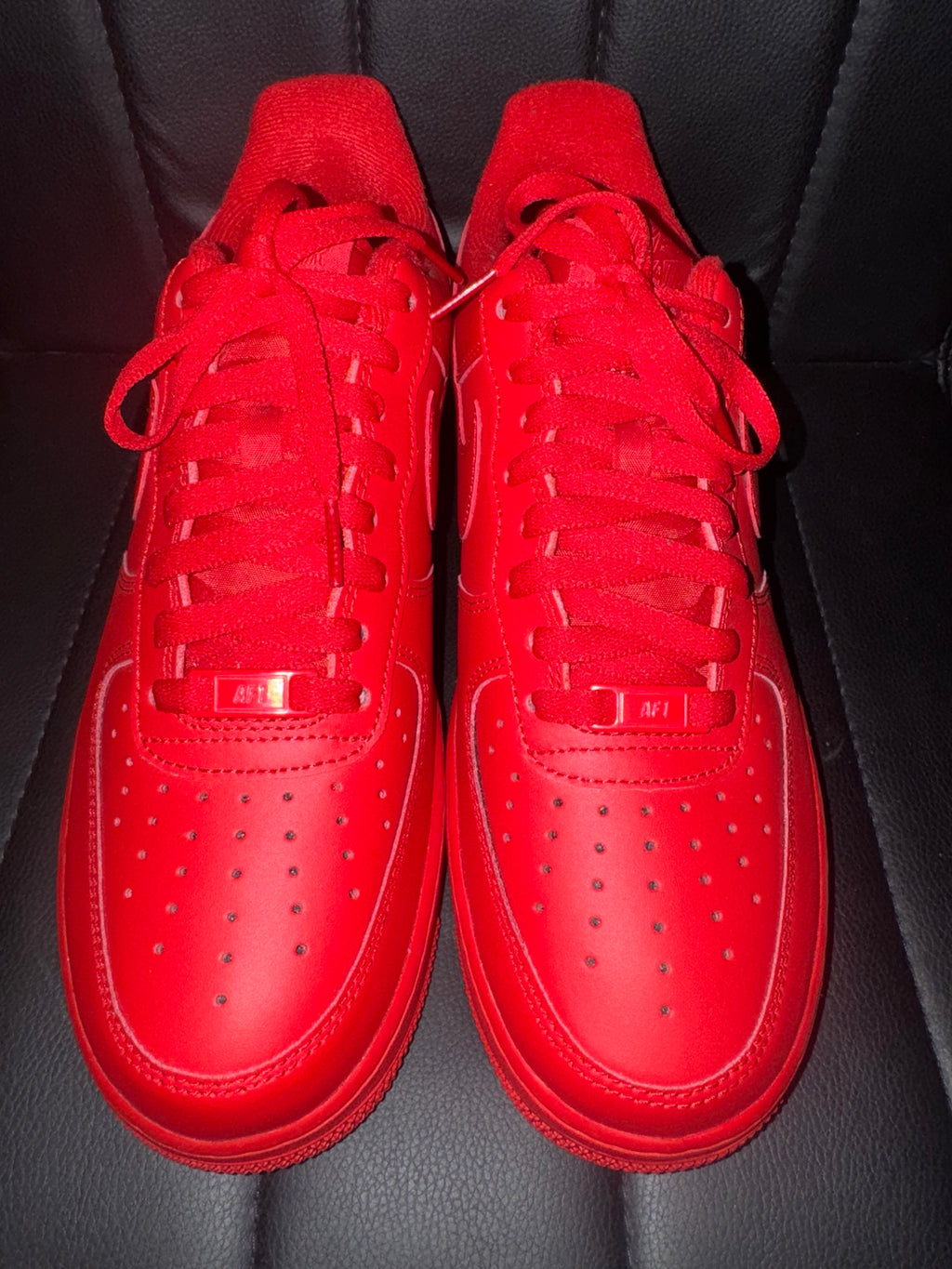 Nike Air Force 1 Red size 10 top view