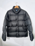 Vintage Polo Ralph Lauren men's black down puffer jacket front