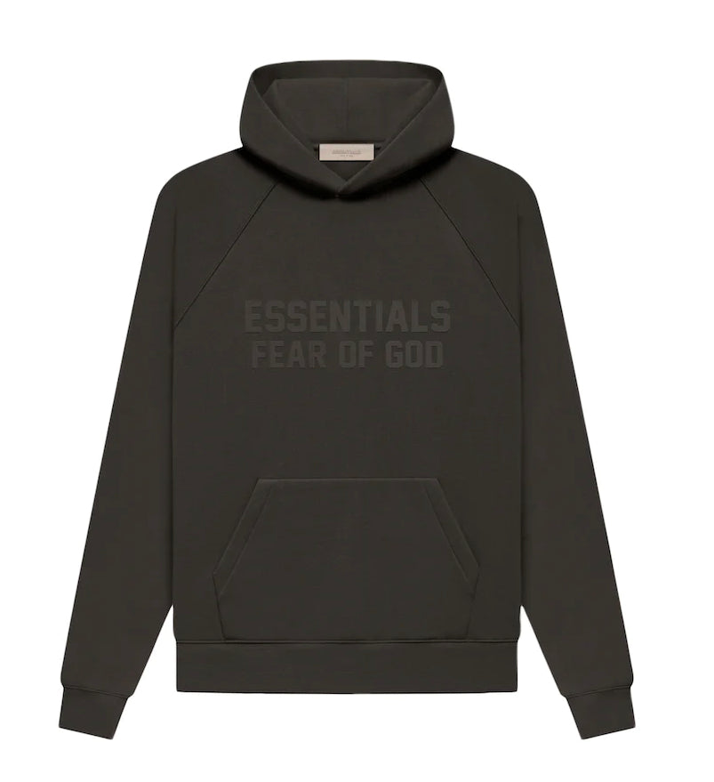 ESSENTIALS Off Black Hoodie