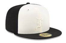 Load image into Gallery viewer, New Era x Fear of God Cream/Black Essentials Trucker 59FIFTY Fitted Hat
