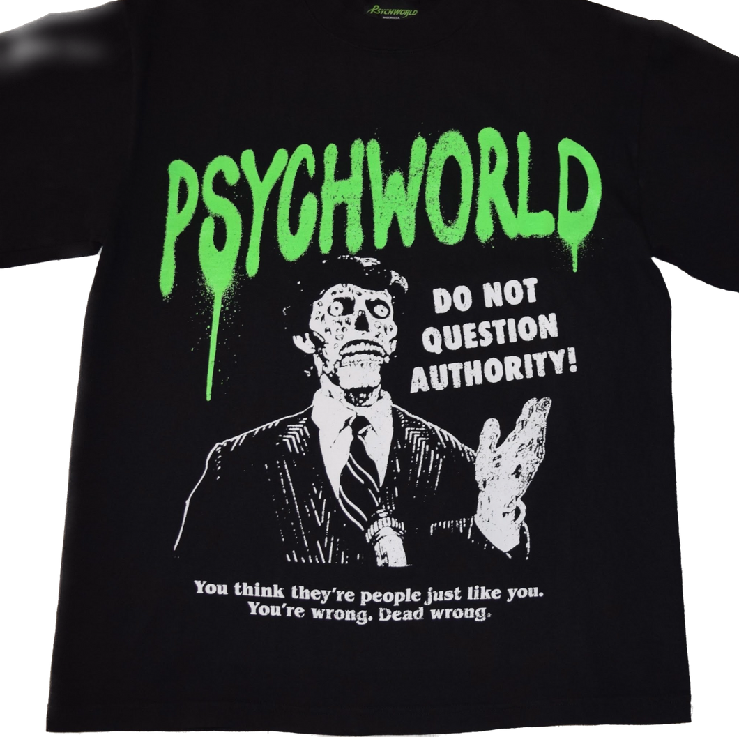 Psychworld Black Green Do Not Question T