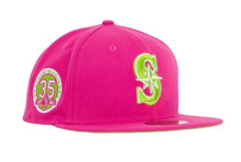 Load image into Gallery viewer, New Era Seattle Mariners Dear Mama 59FIFTY Fitted Hat 35 Year Side Patch
