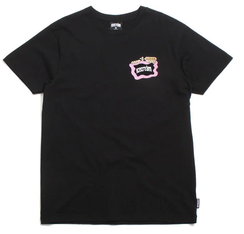 ICECREAM  Health And Wealth SS T-Shirt Black