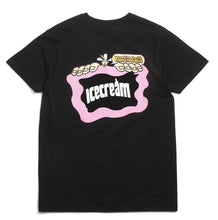 Load image into Gallery viewer, ICECREAM  Health And Wealth SS T-Shirt Black
