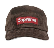 Load image into Gallery viewer, Supreme Suede Camp Cap ‘ Brown ‘
