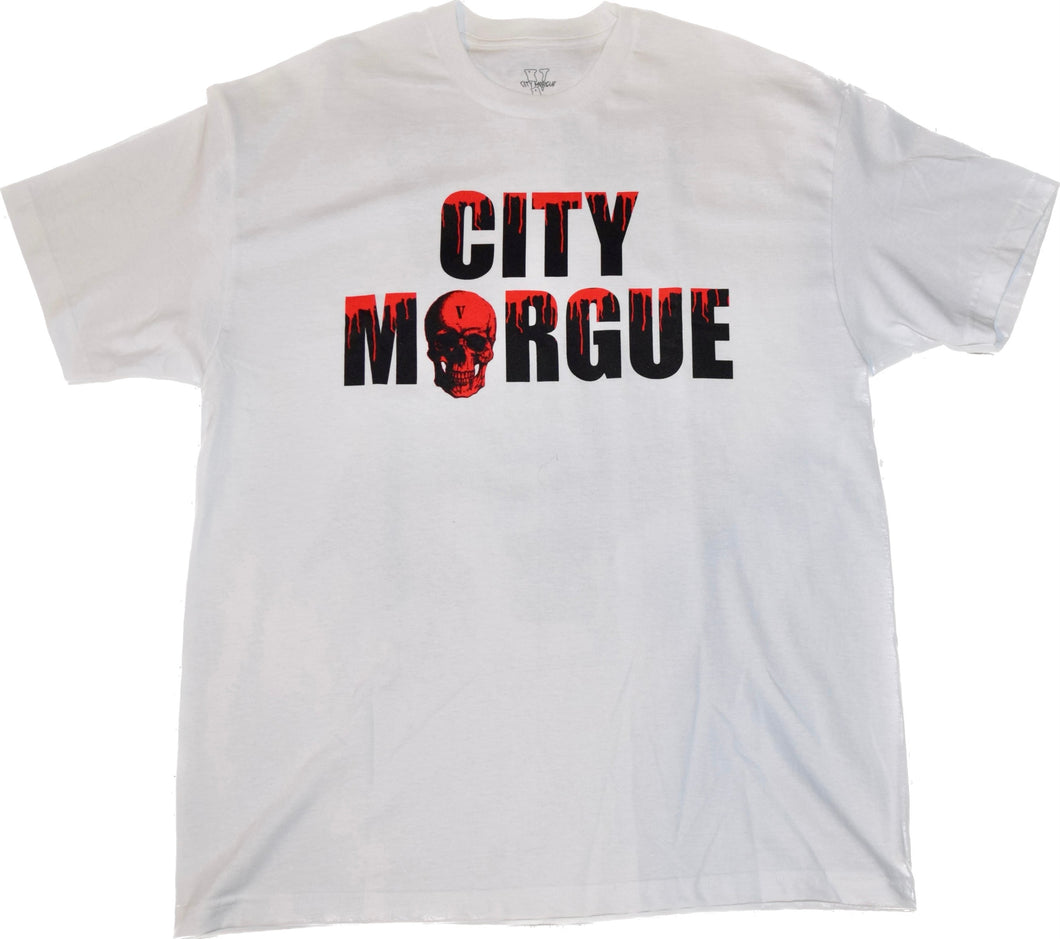 VLONE Dogs X City Morgue White T