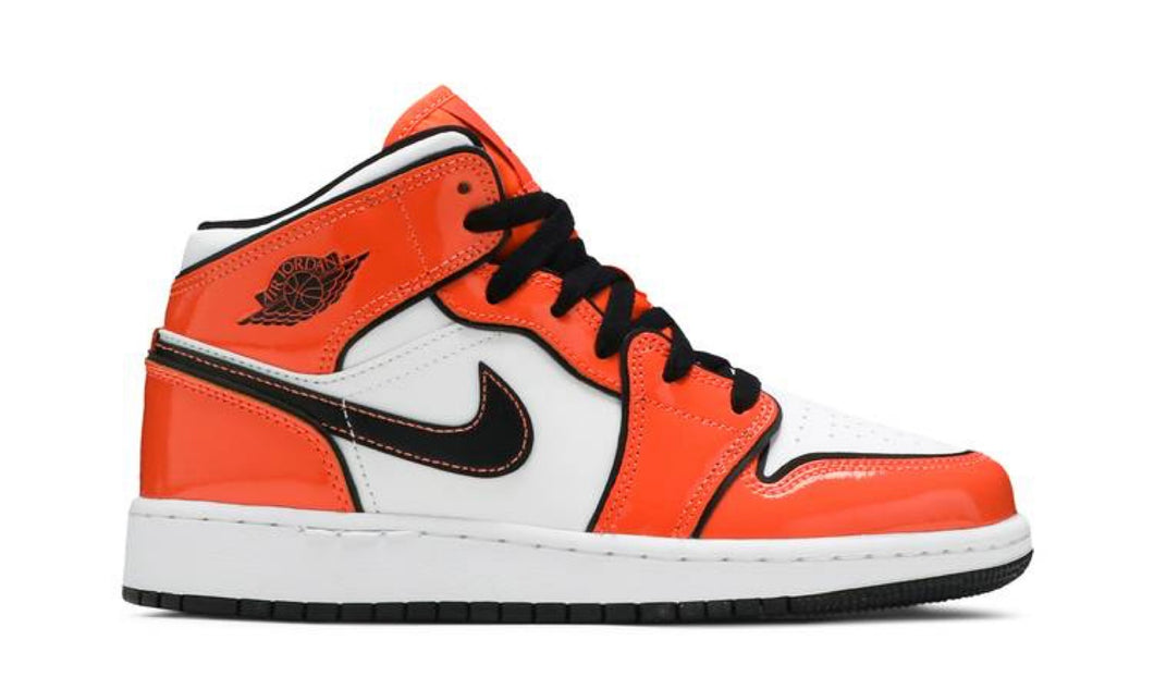 Air Jordan 1 Mid GS ‘ Turf Orange ‘